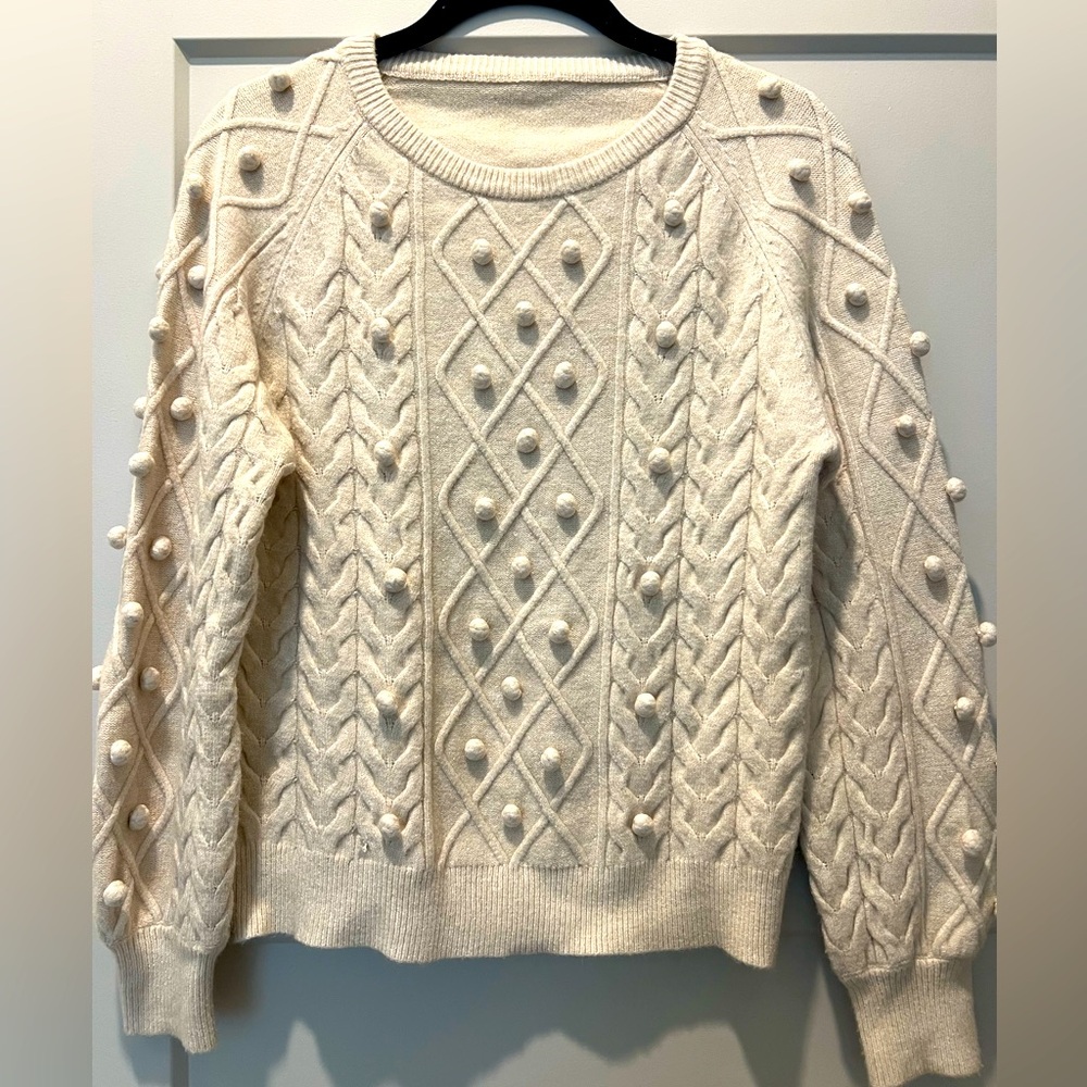 Vintage cream sweater
